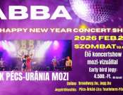 ABBA - Happy New Year Concert Show - koncert a Kultik Pécs,  Uránia Moziban