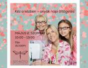 Kéz a kézben - Anyák napi öltögetés a Szitakötő kreatívsuliban