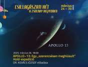 APOLLO 13: Egy "szerencsésen meghiúsult" Hold-expedíció - előadás a Zsolnay Negyedben