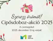 Cipősdoboz-akció 2025: ajándékgyűjtés a Csorba Győző Könyvtárban