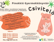 Csivitelő a Pinokkió Gyermekkönyvtárban
