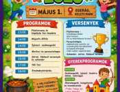 Majális Egerágon 2026