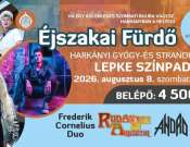 Éjszakai fürdőzés a Harkányi Gyógyfürdőben