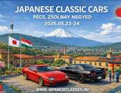 III. Japanese Classic Car Show a Zsolnay Negyedben