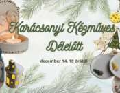 Karácsonyi kézműves délelőtt a Pécsi Pagonyban