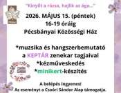 "Kinyílt a rózsa..." - Pécs-keleti HangÁr Folk Klub és kézműves foglalkozások Pécsbányán