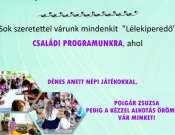 Lélekiperdő - Népi gyermekjátszó és kézműves foglalkozás