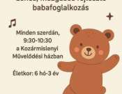 Mackó mocorgó a Kozármislenyi Művelődési Központban