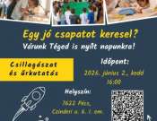 Csillagászat és űrkutatás - Nyílt nap a pécsi MCC-ben