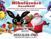 Mikulásváró Kavalkád és Bing nyuszi show Pécsen