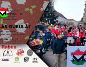 DMME Motoros Mikulás gurulás Pécs több pontján