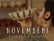 Novemberi kerámiafestő workshop Nagyárpádon