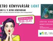 Retro Könyvvásár Light a Retro Könyvudvarban, Pécsen
