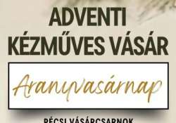 Kézműves Aranyvasárnap a Pécsi Vásárcsarnokban