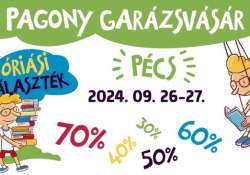 Garázsvásár a Pécsi Pagonyban: 30 - 70% kedvezmény!