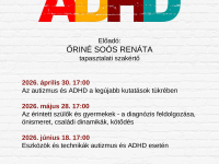 Előadássorozat az autizmusról és ADHD-ról a Csorba Győző Könyvtárban