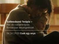 Szélesvásznú terápia - Pár- és családterápiás filmsorozat beszélgetéssel az Apolló Moziban