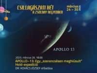 APOLLO 13: Egy "szerencsésen meghiúsult" Hold-expedíció - előadás a Zsolnay Negyedben