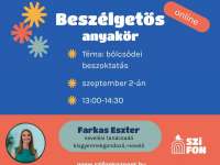 Bölcsődei beszoktatás - Online Beszélgetős Anyakör