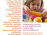 "Bölcsődés leszek" következő klubfoglalkozása "Bölcsődés leszek" következő klubfoglalkozása