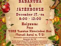 Karácsonyi Babaruha és Játékbörze a Vasutasban!
