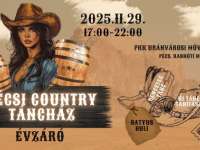 Pécsi Country Táncház évzáró buli a PKK Uránvárosi Művelődési Ház