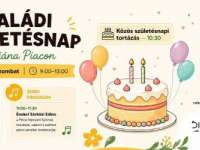 Családi születésnap a Diána Piacon