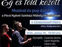 Ég és Föld között - musical és pop dalok a Szabadkikötőban