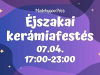 Fénylények a kerámián - Éjszakai kerámiafestés a Madebyyou Pécsben