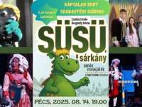 Pécsre jön Süsü, a sárkány! - Zenés mesejáték a Káptalan Kert szabadtéri színpadán 