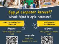 MCC Pécs - FIT nyílt nap - Természettudományos kísérletek