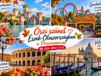 Őszi szüneti élmények Észak-Olaszországban: Gardalandtól Velencéig Őszi szüneti élmények Észak-Olaszországban: Gardalandtól Velencéig