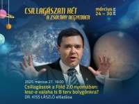 Csillagászok a Föld 2.0 nyomában: Lesz-e valaha is B-terv a bolygónkra?, előadás Pécsen