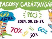 Garázsvásár a Pécsi Pagonyban: 30 - 70% kedvezmény!