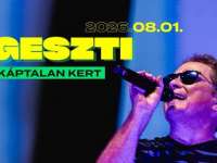 Geszti Péter koncert a Káptalan Kertben