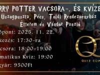 Quiz Cup: Harry Potter vacsora- és kvízest Quiz Cup: Harry Potter vacsora- és kvízest