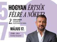 Hogyan értsük félre a nőket 2. - Csányi Sándor egyszemélyes vígjátékának folytatása a Kodály Központban Hogyan értsük félre a nőket 2. - Csányi Sándor egyszemélyes vígjátékának folytatása a Kodály Központban