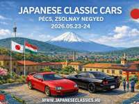 III. Japanese Classic Car Show a Zsolnay Negyedben
