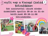 Nyílt nap a Kacagó Családi Bölcsődében