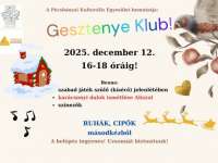 Karácsonyi dalok ismétlése Alizzal - Gesztenye Klub, Pécsbánya Karácsonyi dalok ismétlése Alizzal - Gesztenye Klub, Pécsbánya