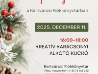 Ünnepi készülődés a Csorba Győző Könyvtár Kertvárosi Fiókkönyvtárában