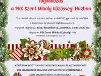 Karácsonyi Kézműves foglalkozás a PKK Szent Mihály Közösségi Házban