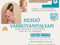 Intenzív Kezdő Varrótanfolyam Kismamáknak is