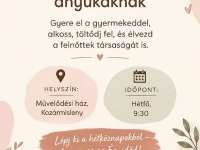 Kreatív kikapcsolódás anyukáknak Kozármislenyben - első ingyenes alkalom