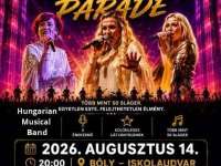 Mega sláger parádé - a Hungarian Musical Band koncertje a bólyi Iskolaudvaron