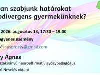 Hogyan szabjunk határokat neurodivergens gyermekünknek? - Online előadás