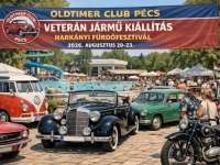 Veterán jármű kiállítás a Harkányi Fürdőfesztiválon