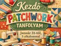 Kezdő patchwork tanfolyam Patchwork Portában