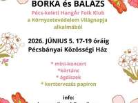 Pécs-keleti HangÁr Folk Klub és kézműves foglalkozás Pécsbányán