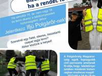 Ha elmúltál 14, de nem vagy 18, lehetőséged van az érettségihez szükséges közösségi szolgálatot a Polgárőr Egyesületeknél tölteni.